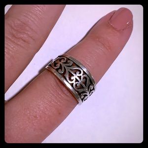 James Avery open adorned ring